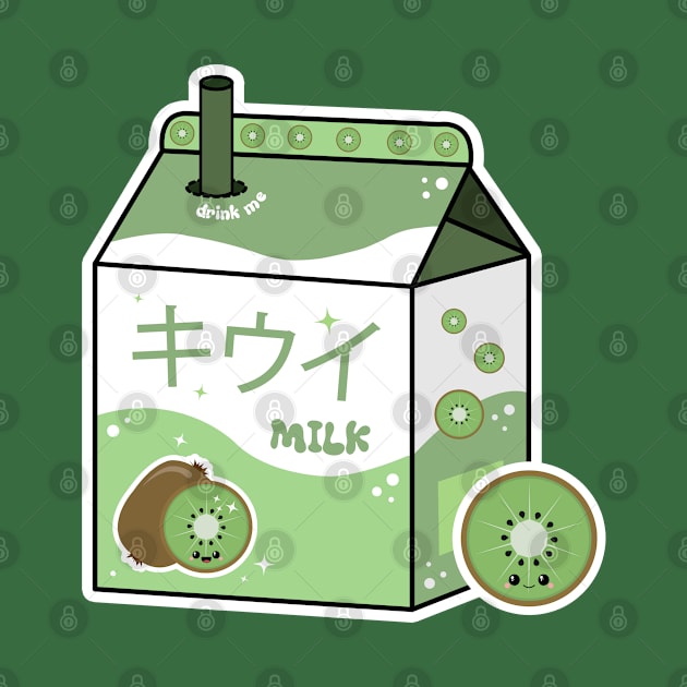 Kawaii Kiwi Milk by Sasyall