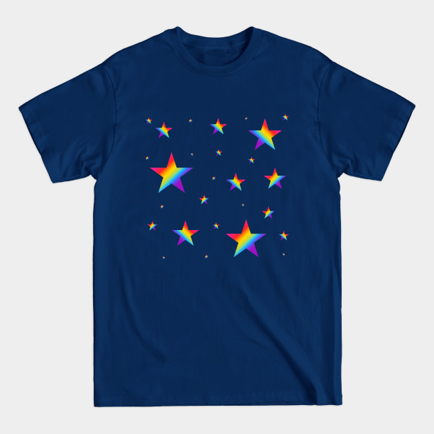 Rainbow Stars - Stars - T-Shirt