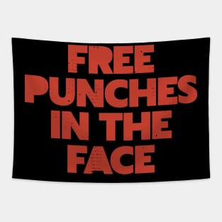 Free Punches In The Face Tapestry