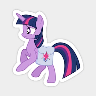 Twilight Sparkle faces the portal 1 Magnet