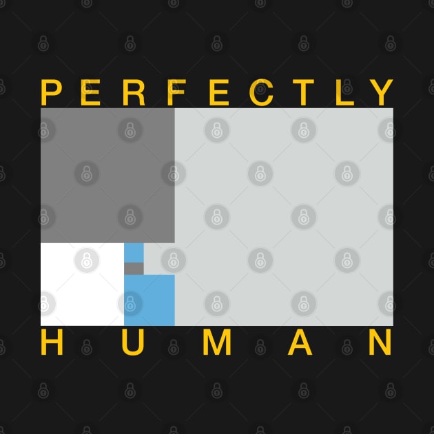 Perfectly Human - Demiboy Pride Flag by OutPsyder