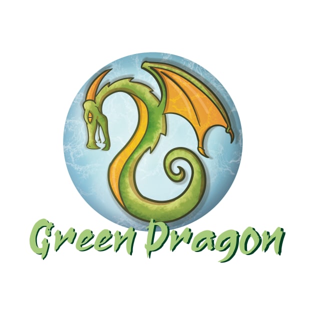 Green Dragon by PorinArt