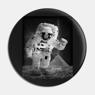 Black & White Astronaut Pin