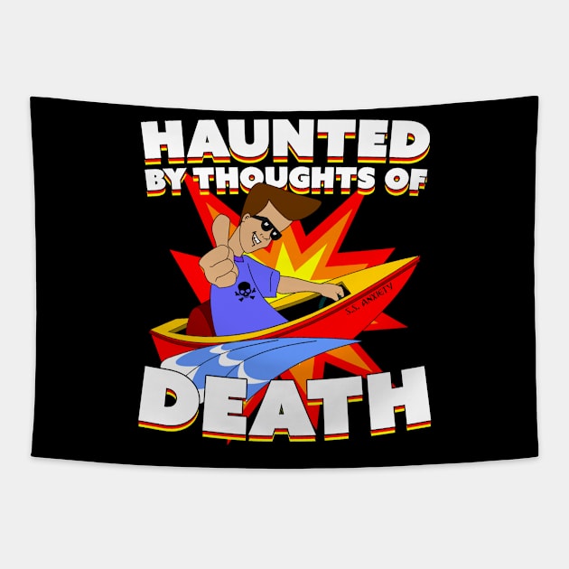 Haunted By My Thoughts Tapestry by Bob Rose