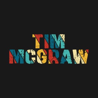 Retro Color - Tim McGraw T-Shirt