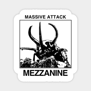 Massive Attack - Mezzanine - Tribute Artwork - White Magnet