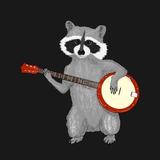 Racoon plays the Banjo T-Shirt