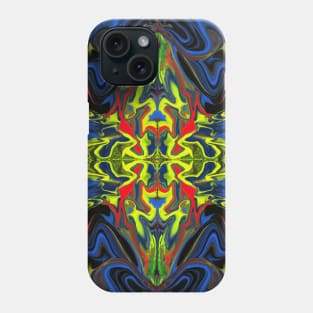 Carl Clarx design - Yellow meets Blue Phone Case