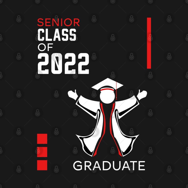 Proud graduation class of 2022 red by HCreatives