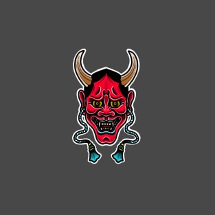 Japanese Hannya mask. T-Shirt