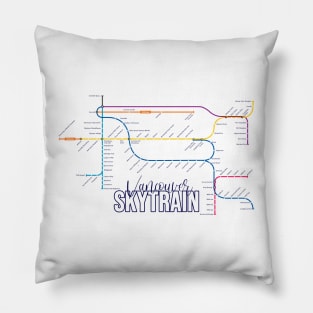 🚅 Vancouver Skytrain Pillow