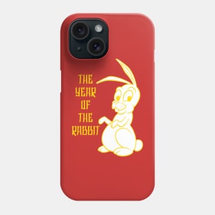 Year of the Rabbit Gold Phone Case