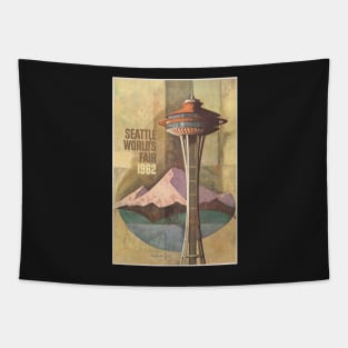 Seattle worlds fair 1962, Poster Tapestry