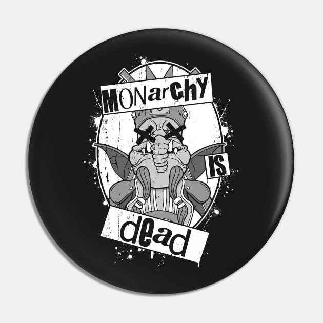 Monarchy Pin by Spazzy Newton