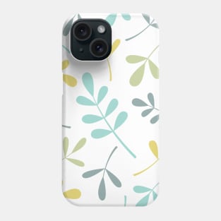 Assorted Lg Leaf Silhouettes Color Mix Phone Case