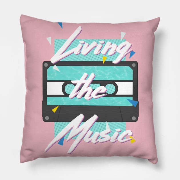 90's Music Pillow by CuteNerds