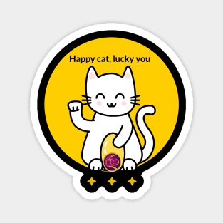 Happy Cat Magnet
