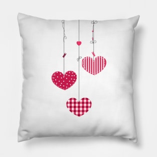 Hanging cute Valentine's hearts Pillow