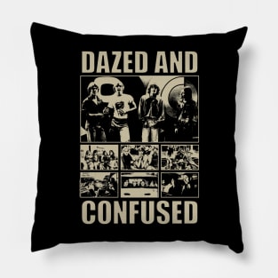 dazed and confused grunge Pillow