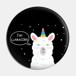 Funny Llamacorn - Funny Cute Llama Unicorn Pin