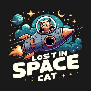 lost in apace cat T-Shirt