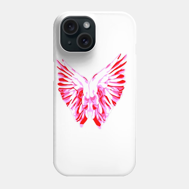 Pink Angel Wings Phone Case by CBV