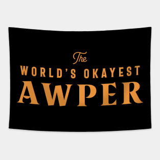 World's Okayest Awper Tapestry