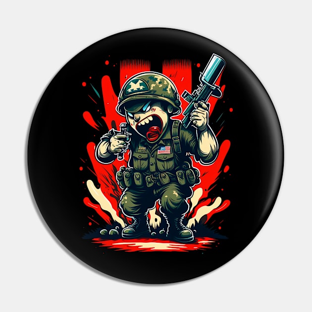 Soldier 1 Pin by Farand Studio