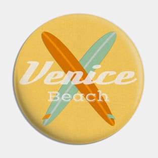 Venice Beach Crossed Surfboards Pin