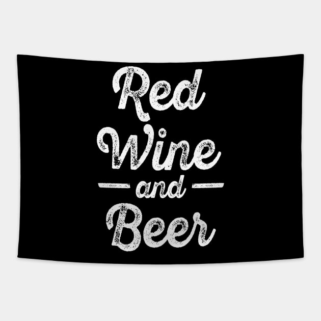 Red Wine and Beer Tapestry by Rebrand