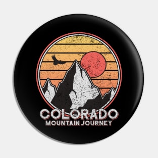 Vintage Colorado Mountain Journey Pin