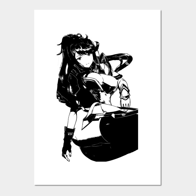 Embarrassed Sexy Girl Sexy Girls Anime Affiche Et Impression D Art Teepublic Fr