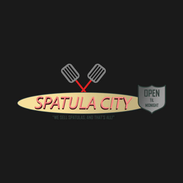 Spatula City Proper Logo Tee by kevlight7542