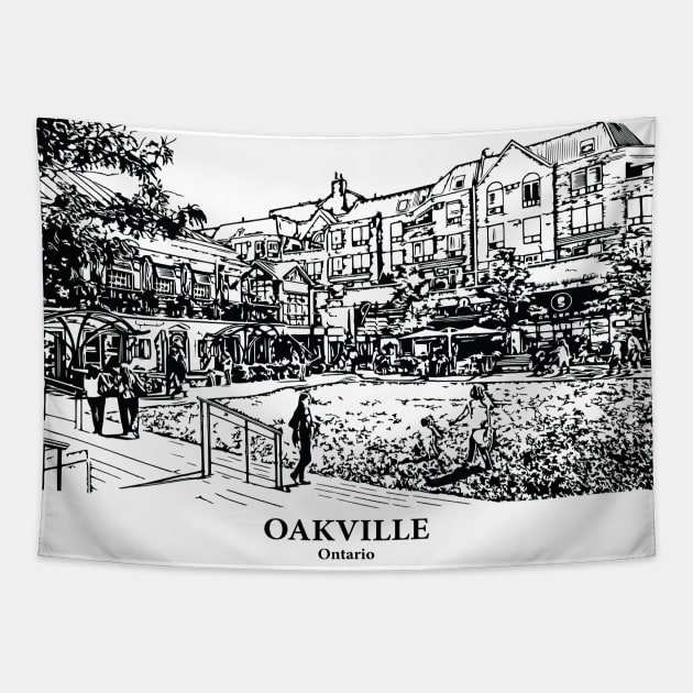 Oakville - Ontario Tapestry by Lakeric