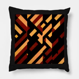 Copy of Cyberpunk red brown military camo pattern Pillow