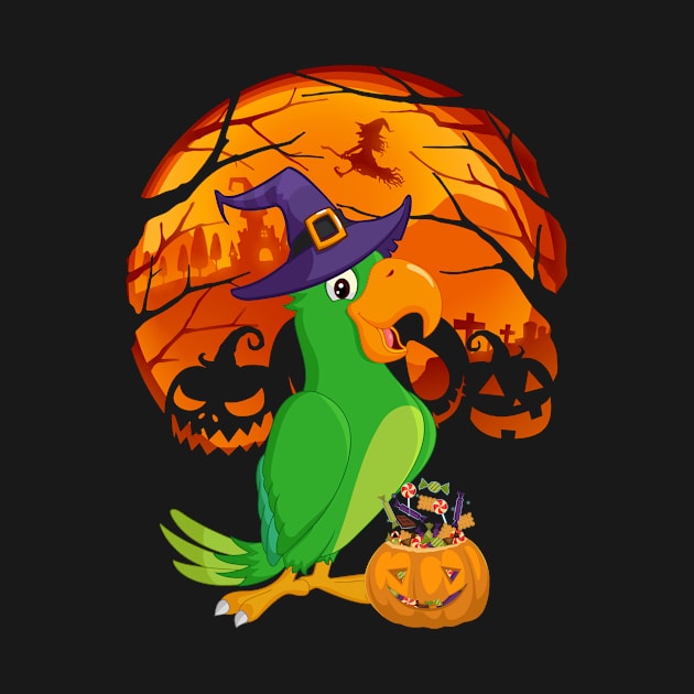 Parrot pumpkin witch by jrgmerschmann