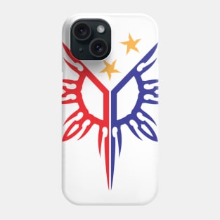 Tribal Philippines Filipino Sun and Stars Flag by AiReal Apparel Phone Case