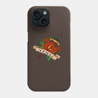 Father Dagger with Roses Phone Case