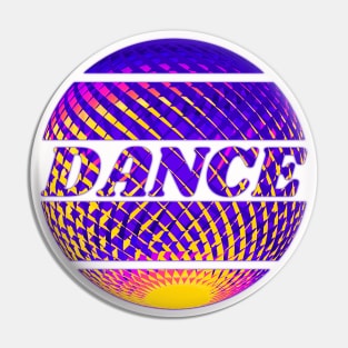 Colorful circular dance design Pin