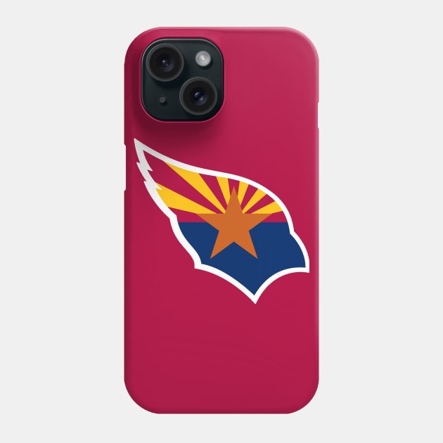 Arizona Football Flag Phone Case by KFig21