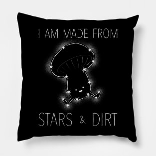 I Am Made from Stars & Dirt Pillow