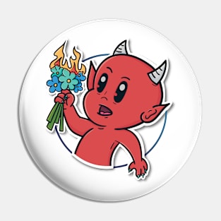 Evil kid Pin