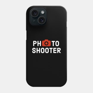 Photography typography design for all photographers by dmerchworld Phone Case