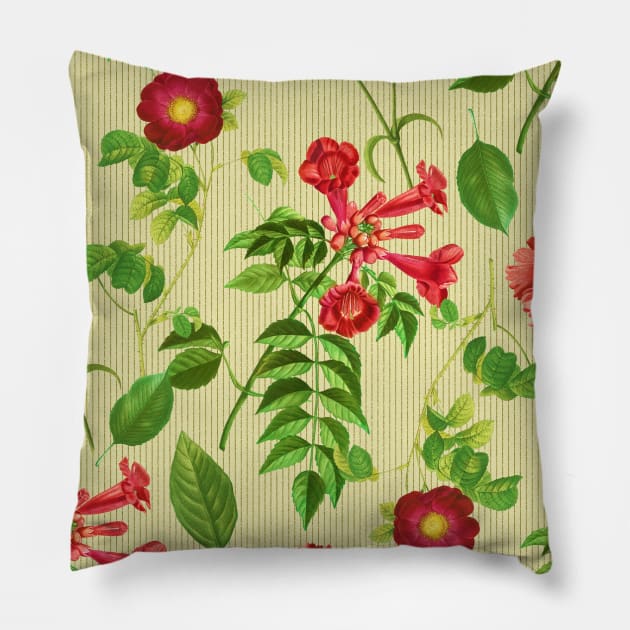 floral vintage pattern | Reusable | Stretchable Washable Unisex | Pillow by DragonTees