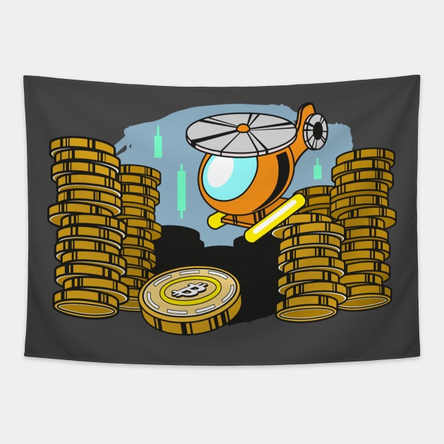 Bitcoiner Tapestry by MisconceivedFantasy