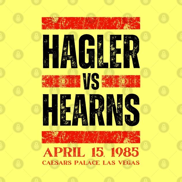 Hagler Vs Hearns Vintage by FullOnNostalgia