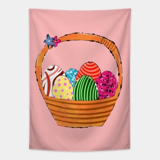 Acrylic Painting Easter Basket Tapestry