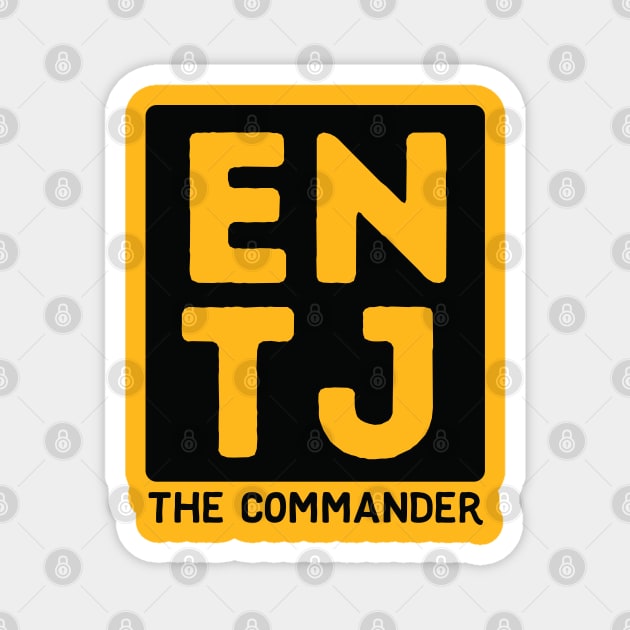 ENTJ Magnet by Teeworthy Designs