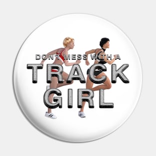 Track Girl Pin