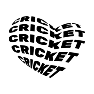 Cricket In The Shape Of A Heart T-Shirt